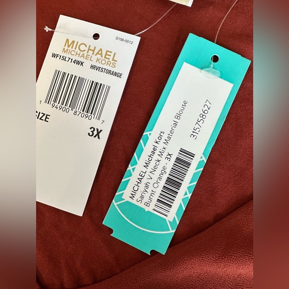 Michael Kors blouse size 3X - Picture 4 of 4